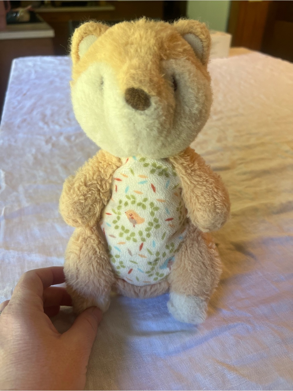 Douglas Baby Jordan Fox Chiming Stuffed Animal